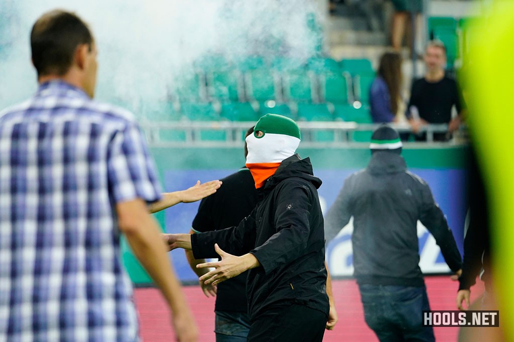 A Rapid Vienna hooligan