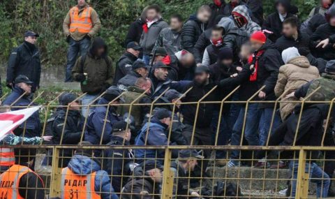 Vardar fans clash with police during match with Sileks