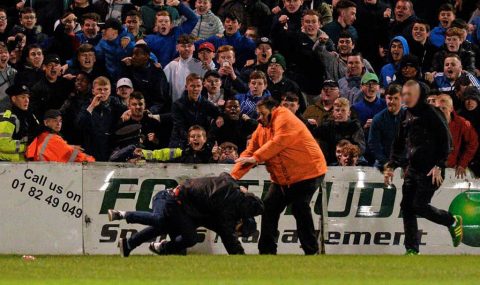 Fight breaks out at Bohemians v Shamrock Rovers game