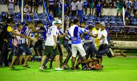 Brazil: Mass brawl breaks out on pitch after Alagoas State Championship final