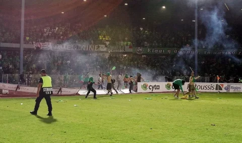 Riot breaks out at Cypriot Cup final