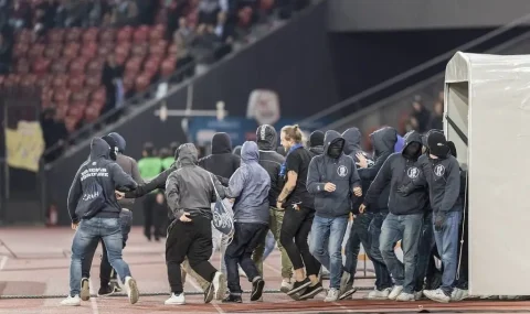 Zurich fans storm players’ tunnel after relegation