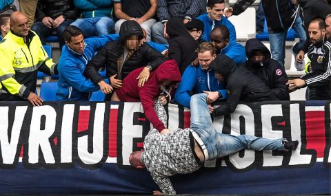 Fan brawl breaks out at Willem II v Feyenoord