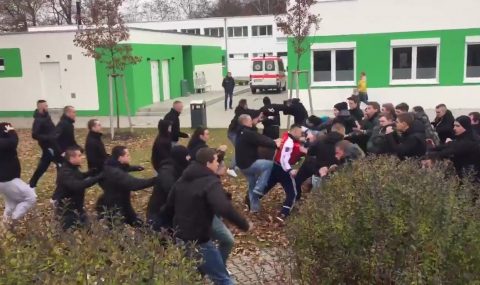 Greuther Furth and Nurnberg hools fight after Under-19 match