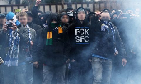 Chaos in Opava as Banik fans clash with police and local fans