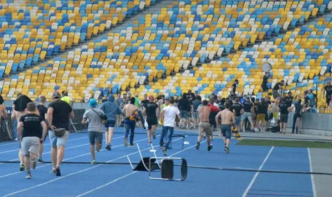 Metalist 1925 hools force Ukrainian Amateur League final to be abandoned