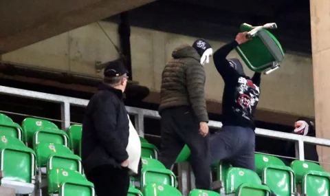 Trouble flares at GKS Tychy-Ruch game