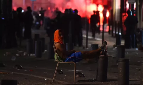 Marseille fans clash with cops after Europa League final defeat