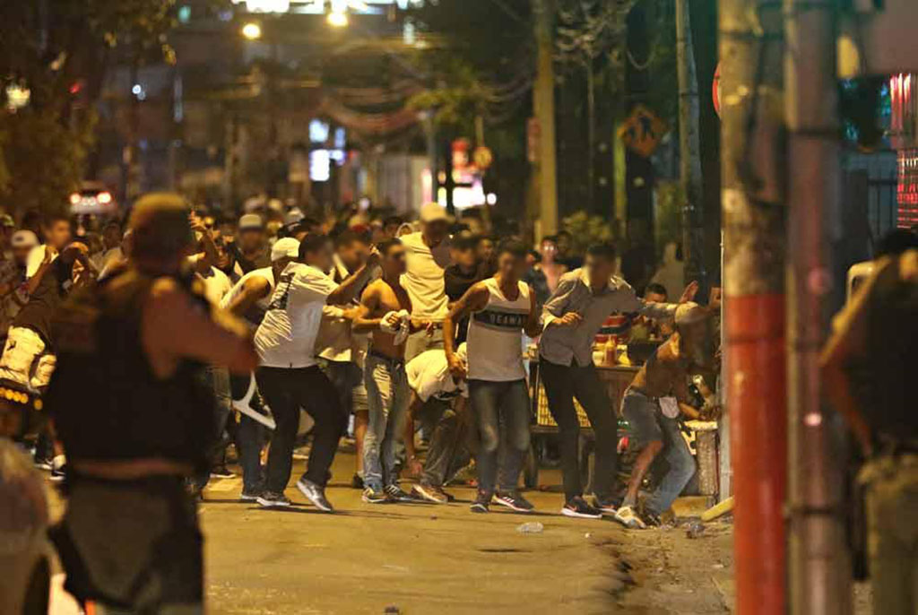 Nautico and Fortaleza fans clash before cup match