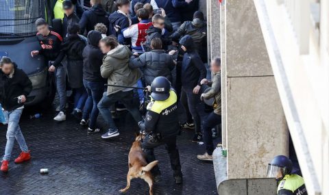 Ajax fans clash with cops ahead of Juventus match