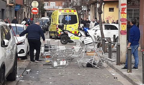 Espanyol and Athletic Bilbao fans clash before La Liga match