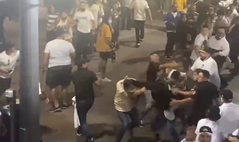 LA Galaxy and LAFC fans brawl after MLS clash