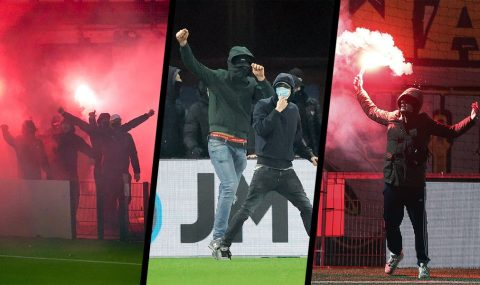 Three Eredivisie matches interrupted as fans break into the stadiums