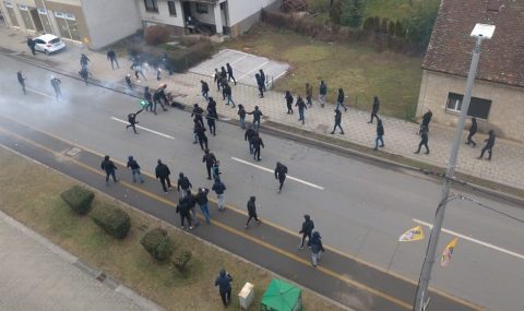 Fight breaks out between fans ahead Gorica v Hajduk Split match