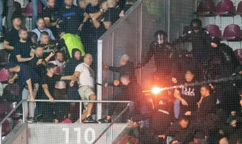 Nations League: Fans clash at Romania v Bosnia and Herzegovina