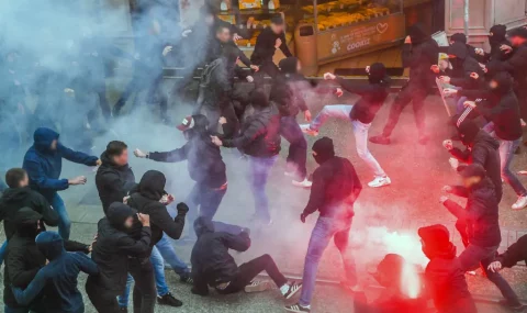 Brest and Lorient hooligans fight ahead of Ligue 1 clash