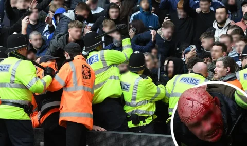 Trouble breaks out during West Brom v Wolves FA Cup tie