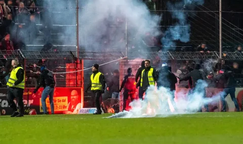 Babelsberg hooligans attack Zwickau fans before kick-off