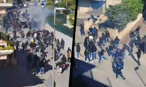 Fans clash ahead of Giulianova v Teramo match