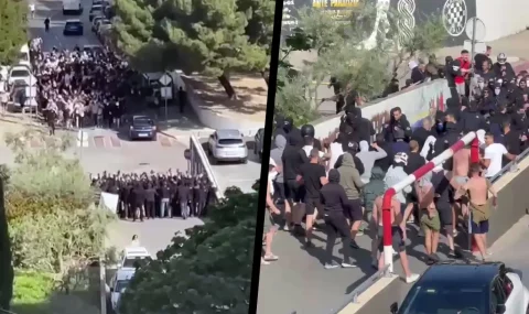 Hajduk Split and Dinamo Zagreb hooligans clash in pre-arranged fight