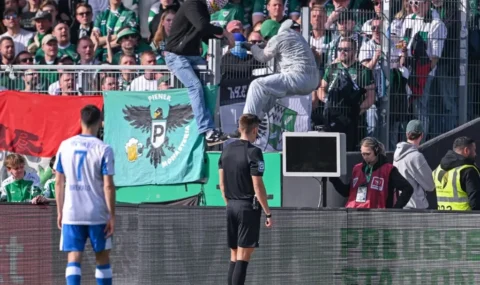 Munster fan unplugs VAR monitor during penalty check