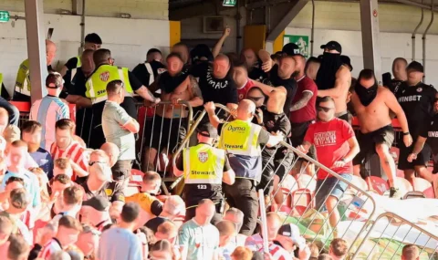 Trouble flares at Derry City v CSKA Sofia Europa League clash