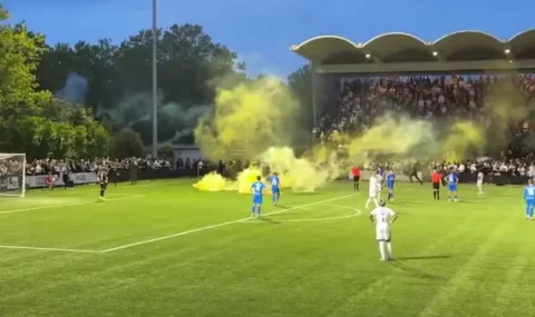 Smoke bombs halt Skovshoved vs Copenhagen cup tie